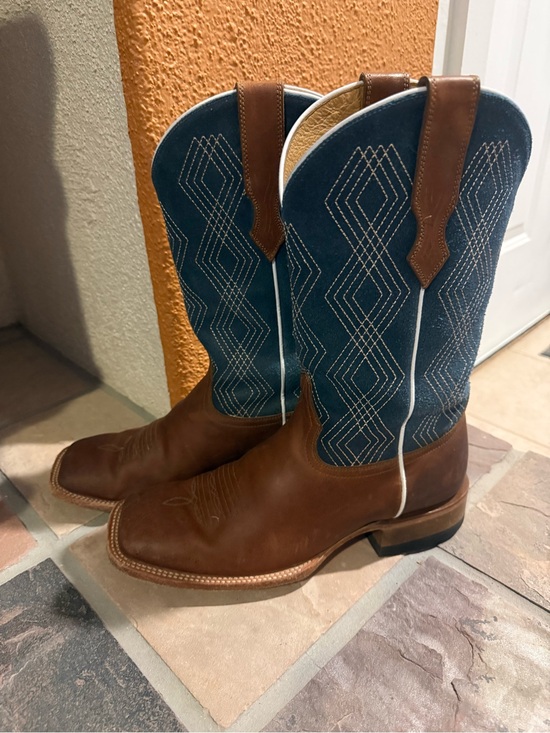 Cody James Other - Men's Cody James Two-Tone Western Leather Boots — Brown Foot with Blue Shaft